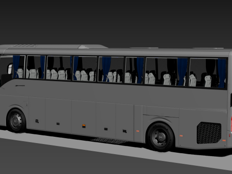 Volvo 9800 4X2 Modelo 3D