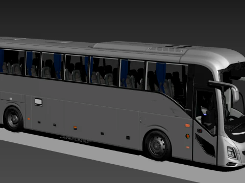 Volvo 9800 4X2 3D Model