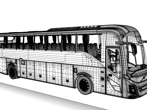 Volvo 9800 4X2 Modelo 3D