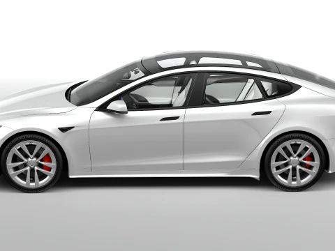 Tesla Model S Plaid 2024 3D Model
