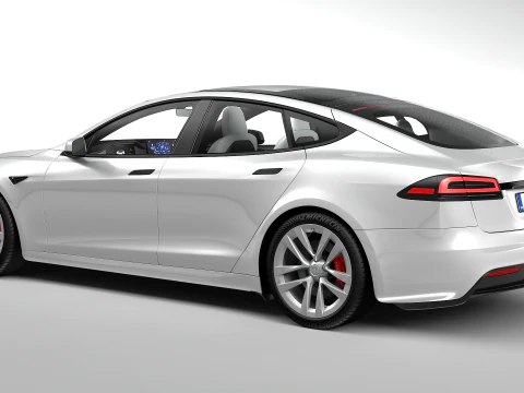 Tesla Model S Plaid 2024 3D Model
