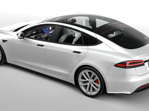 Tesla Model S Plaid 2024 3D Model