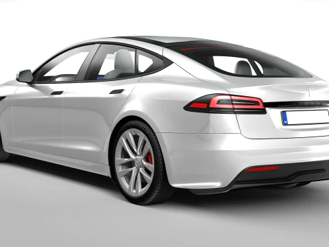 Tesla Model S Plaid 2024 3D Model