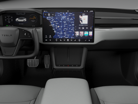 Tesla Model S Plaid 2024 Modello 3D