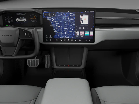 Tesla Model S Plaid 2024 3D Model