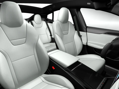 Tesla Model S Plaid 2024 3D Model