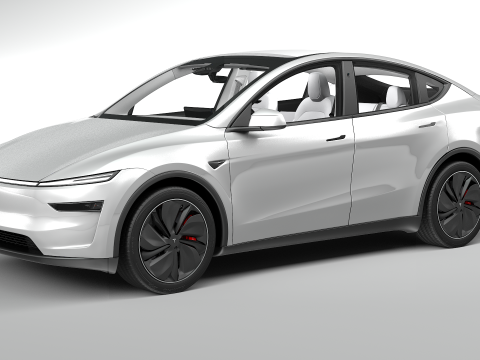 Tesla Model Y Juniper 2025 3D Modell