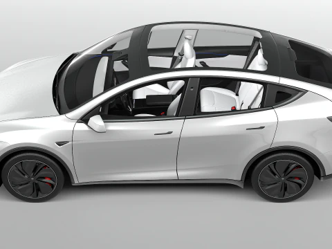 Tesla Model Y Juniper 2025 3D Model