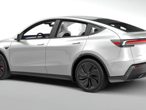 Tesla Model Y Juniper 2025 3D Model