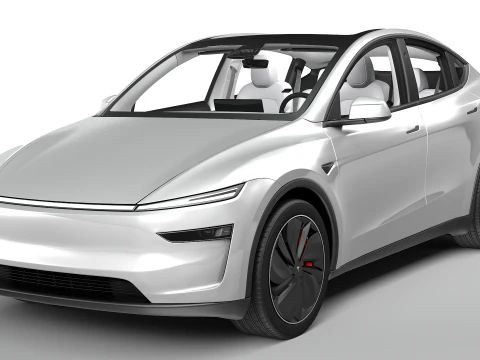 Tesla Model Y Juniper 2025 3D Model