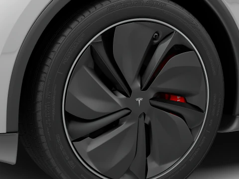 Tesla Model Y Juniper 2025 3D Model