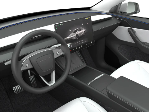 Tesla Model Y Juniper 2025 3D Model