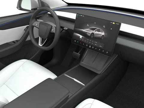 Tesla Model Y Juniper 2025 3D Model