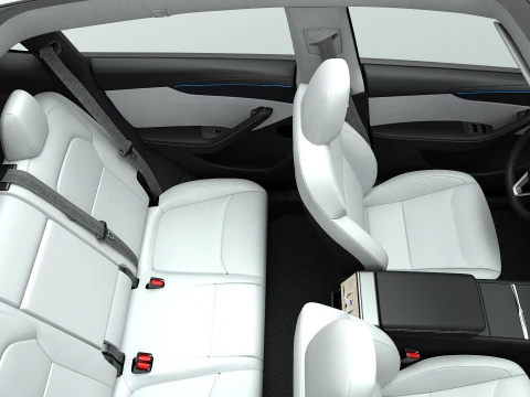 Tesla Model Y Juniper 2025 3D Model