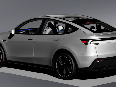 Tesla Model Y Juniper 2025 3D Model
