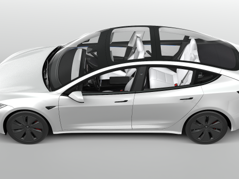 特斯拉 Model 3 2024 3D 模型