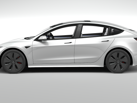特斯拉 Model 3 2024 3D 模型