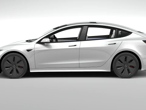 Tesla Model 3 2024 3D Model