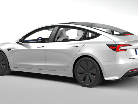 Tesla Model 3 2024 3D Model