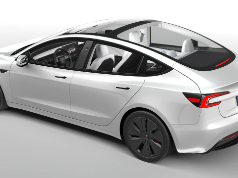 Tesla Model 3 2024 3D Model