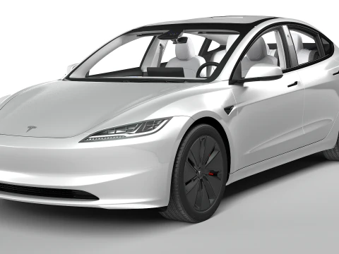 Tesla Model 3 2024 3D Model