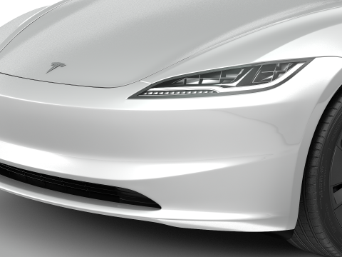 特斯拉 Model 3 2024 3D 模型