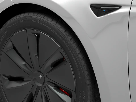 Tesla Model 3 2024 3D Model