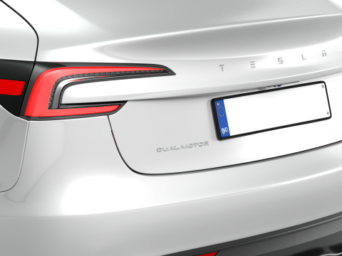 特斯拉 Model 3 2024 3D 模型