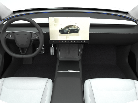 特斯拉 Model 3 2024 3D 模型