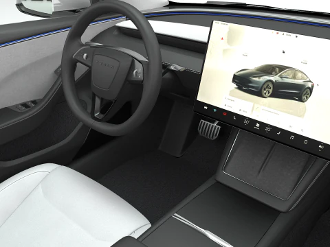 Tesla Model 3 2024 3D Model
