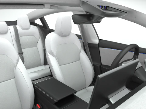 Tesla Model 3 2024 3D Model