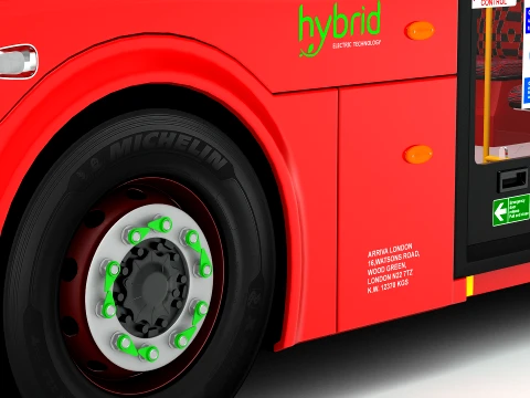 London Bus New Routemaster 3D Model