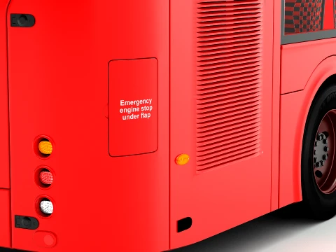London Bus New Routemaster 3D Model