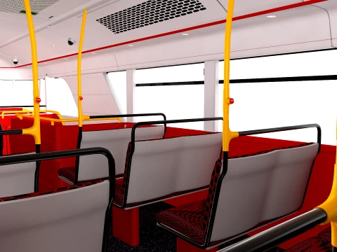 London Bus New Routemaster 3D Model
