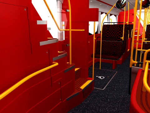 London Bus New Routemaster 3D Model