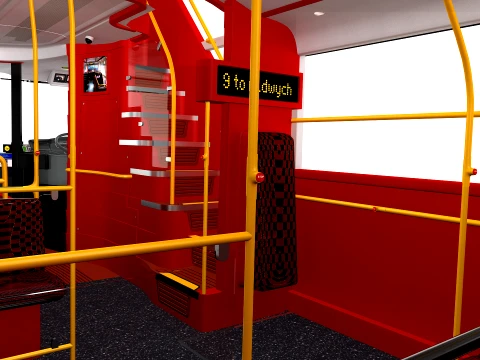 London Bus New Routemaster 3D Model