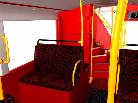 London Bus New Routemaster 3D Model