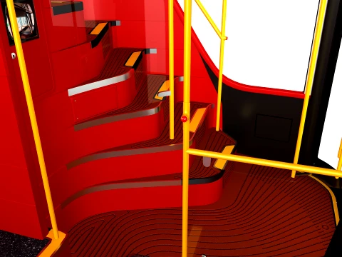 London Bus New Routemaster 3D Model