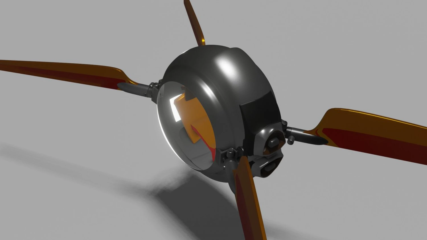 spaceship bubble 3D Model .c4d .max .obj .3ds .fbx .stl .blend 
