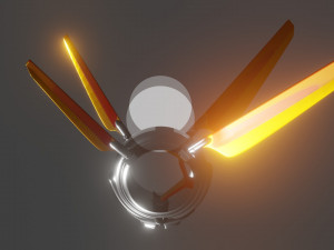 spaceship bubble Modèle 3D