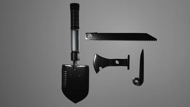 military tools 3D-Modell .c4d .max .obj .3ds .fbx .stl .blend 