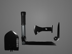 military tools 3D-Modell