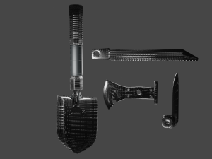 military tools 3D-Modell