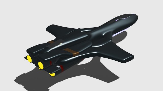 spaceship killer Modèle 3D .c4d .max .obj .3ds .fbx .stl .blend 