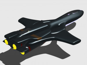 spaceship killer Modelo 3D