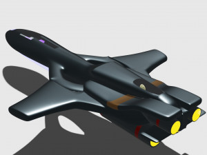 spaceship killer Modèle 3D