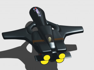spaceship killer Modèle 3D
