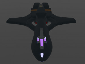 spaceship killer Modèle 3D