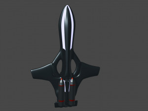 spaceship killer Modèle 3D