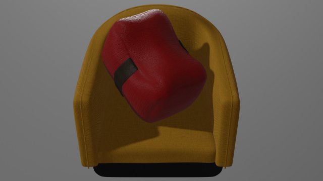 the milo armchair Modèle 3D .c4d .max .obj .3ds .fbx .stl .blend 